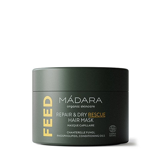 Maschera para el cabello Madara Reparación de piensos y rescate en seco