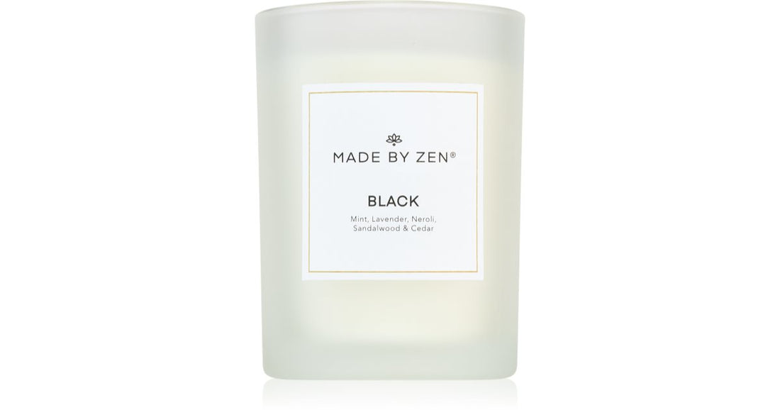 MADE BY ZEN Vela perfumada negra 250 g