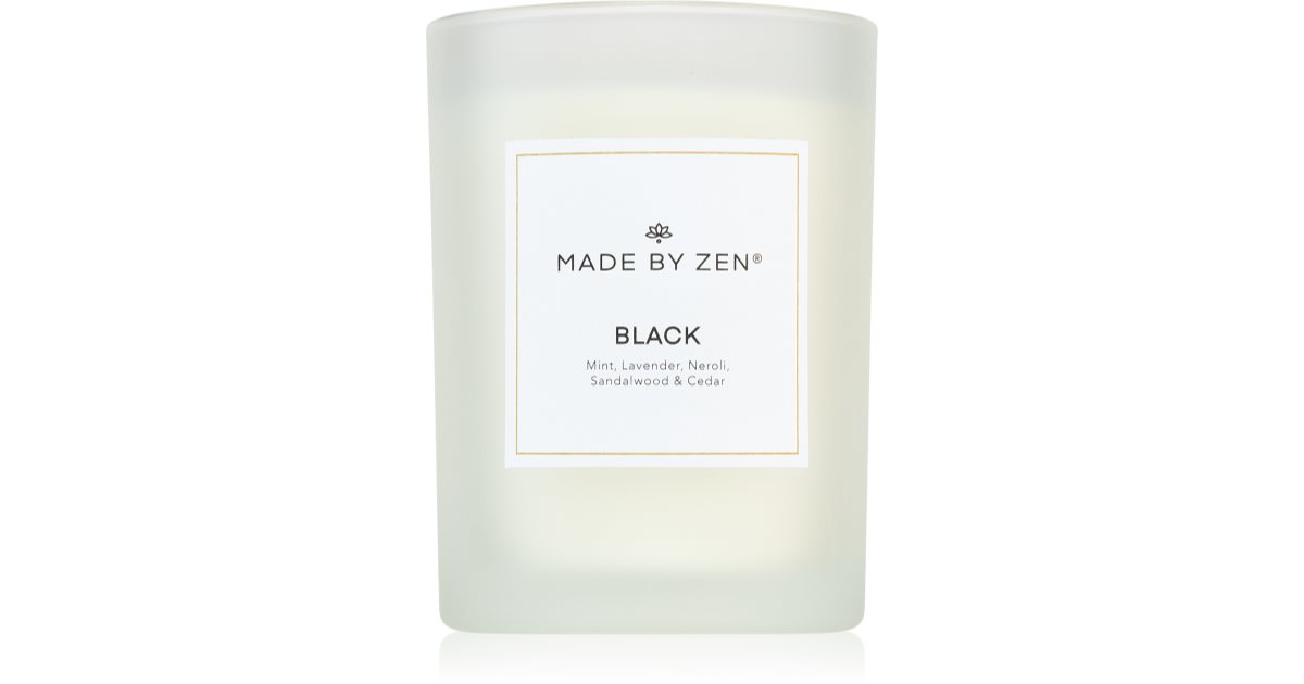 MADE BY ZEN Black candela profumata 250 g