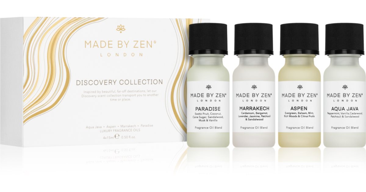 MADE BY ZEN Discovery parfymert olje 4x15 ml