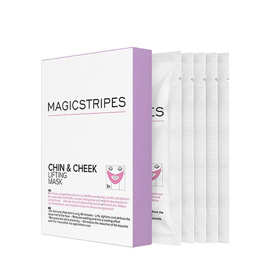 Magic Stripes Kinn- und Wangenlifting-Maske, 5 Masken