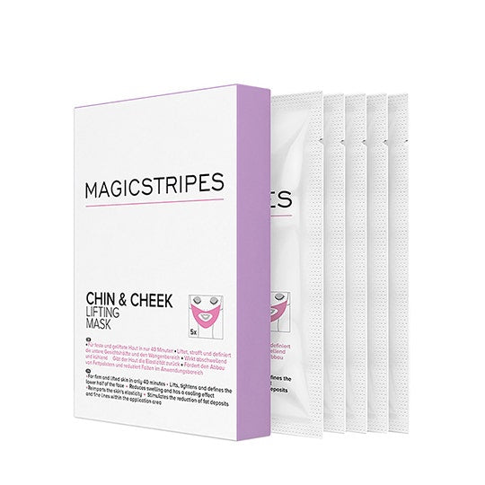 Magic Stripes Mascarilla lifting mentón y mejillas 5 mascarillas