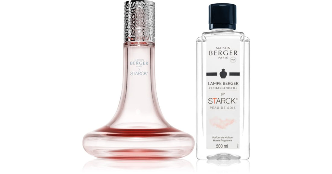 Maison Berger Paris Starck Peau de Soie roze geschenkdoos