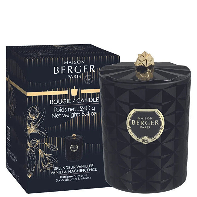 Maison berger paris Candela profumata Kali Black Magnificent vanilla Magnificence 240 g