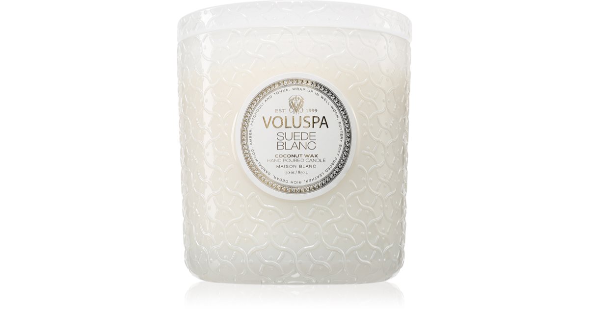 Voluspa Maison Blanc Seude Blanc 850 g — Candela Profumata