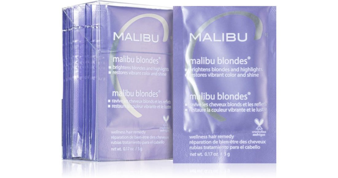 Malibu C Remède bien-être pour cheveux Malibu Blonde 12x5 g