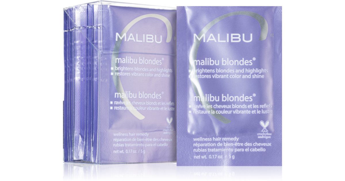 Malibu C ウェルネス レメディー フォー ヘア マリブ ブロンド 12x5 g