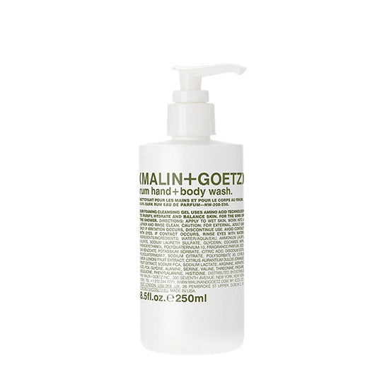 Malin + Goetz Rum Hand and body cleanser