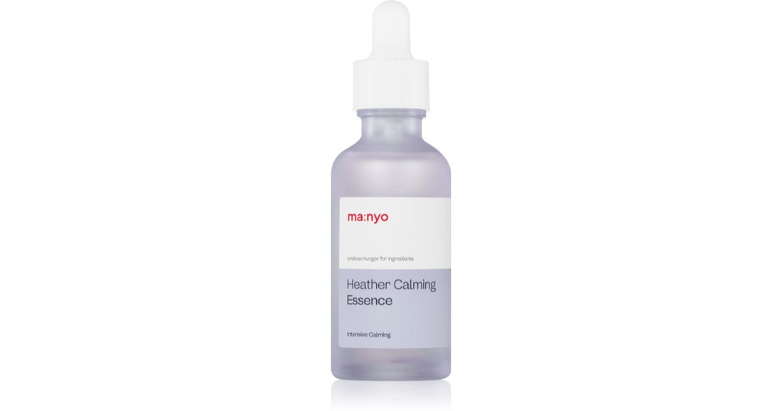 ma:nyo Heather Essence essence régénérante visage pour apaiser et renforcer les peaux sensibles 50 ml