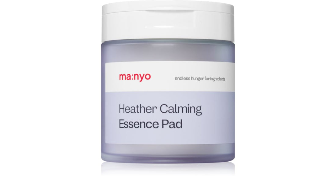 ma:nyo Heather Essence Pad cuscinetti lenitivi per pelli sensibili e secche 60 pz