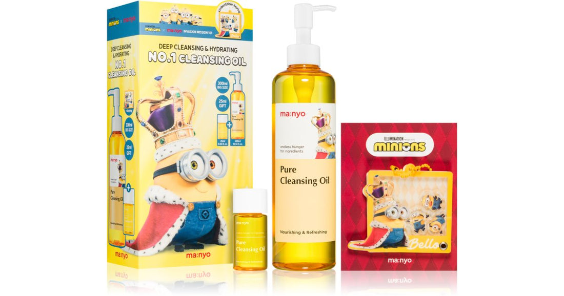 ma:nyo Coffret Minions Pure Set (pour un nettoyage parfait de la peau)