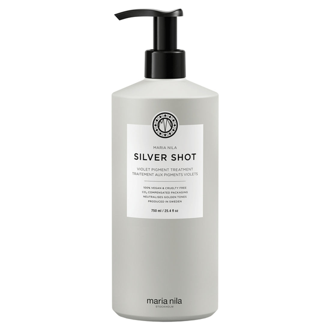 Maria Nila Loțiune de tratament Silver Shot Neutralizator de păr Tonuri calde 750 ml