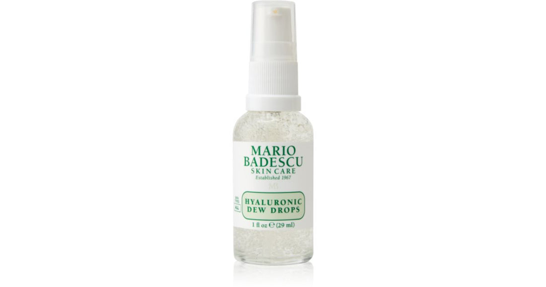 Mario Badescu Hialuronic Dew Drops rozświetlające serum do twarzy o żelowej konsystencji 29 ml