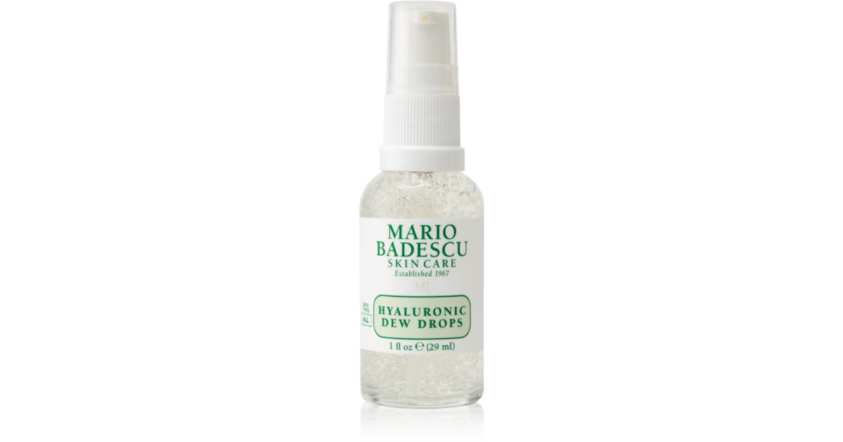 Mario Badescu Hyaluronic Dew Drops erhellendes Gesichtsserum mit Geltextur, 29 ml