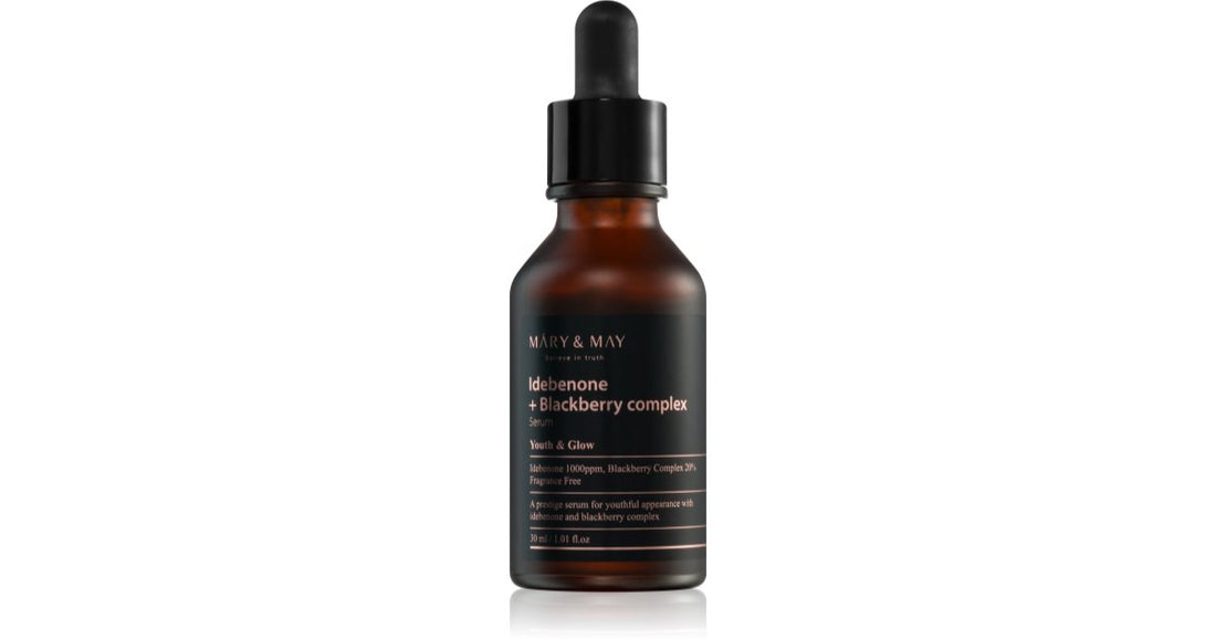 MARY &amp; MAY Sérum Complexe Idébénone + Mûre 30 ml