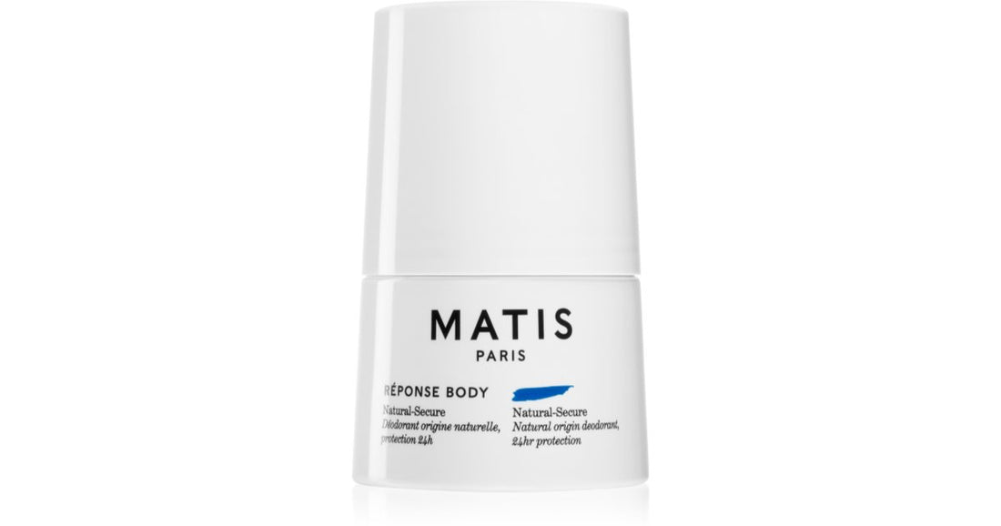 MATIS Paris Réponse Body Natural-Secure 롤온 데오도런트 자극 및 가려움증 방지 50 ml