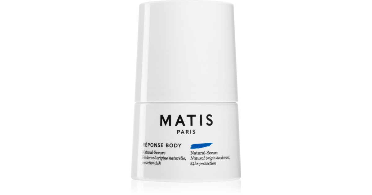 MATIS Paris Svar Body Natural-Secure roll-on deodorant mot irritasjon og kløe 50 ml