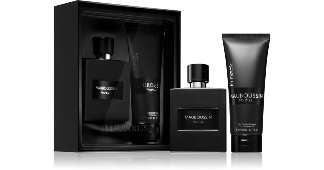 Mauboussin Pour Lui In Black pudełko upominkowe dla mężczyzn woda perfumowana 100 ml + żel pod prysznic 200 ml