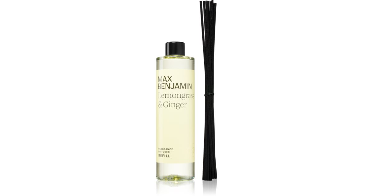 MAX Benjamin Ανταλλακτικό Lemongrass &amp; Ginger για διαχυτές αρώματος 300 ml