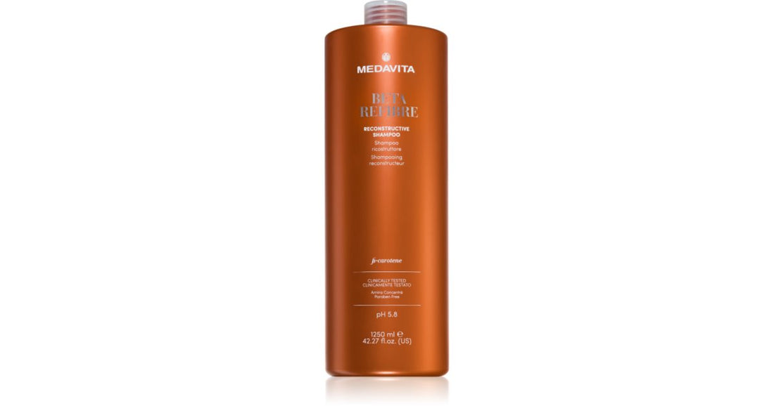 Medavita Beta Reconstructive Shampoo hiuksille ilman elinvoimaa 1250 ml