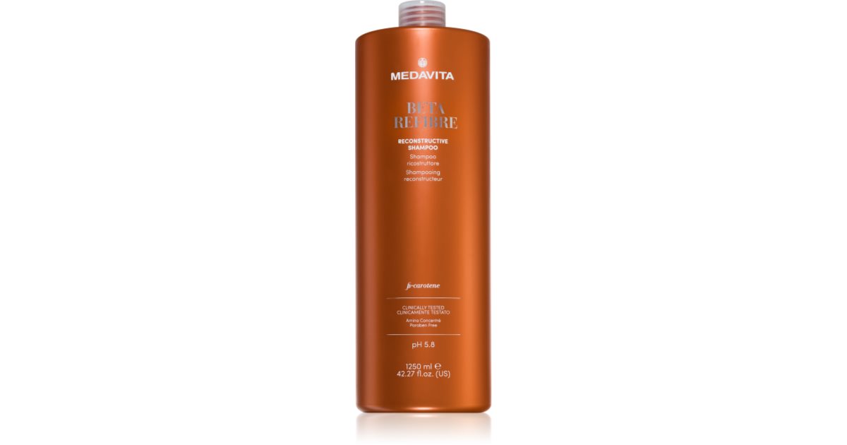 Medavita Beta Reconstructive Shampoo för hår utan vitalitet 1250 ml