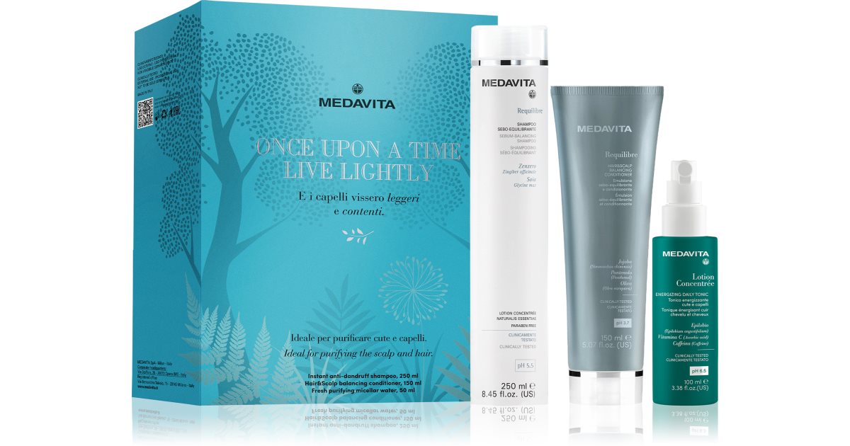 Medavita Подарочная коробка для волос Once Upon A Time Active Pureness 1 шт.