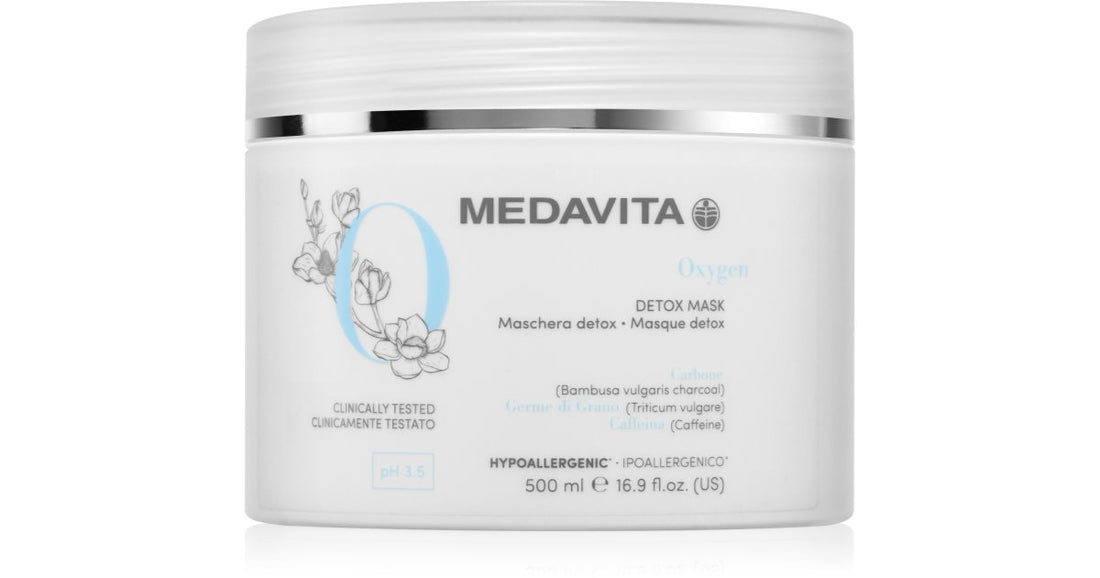 Medavita 산소 해독 maschera 모발 및 두피 해독제 500 ml