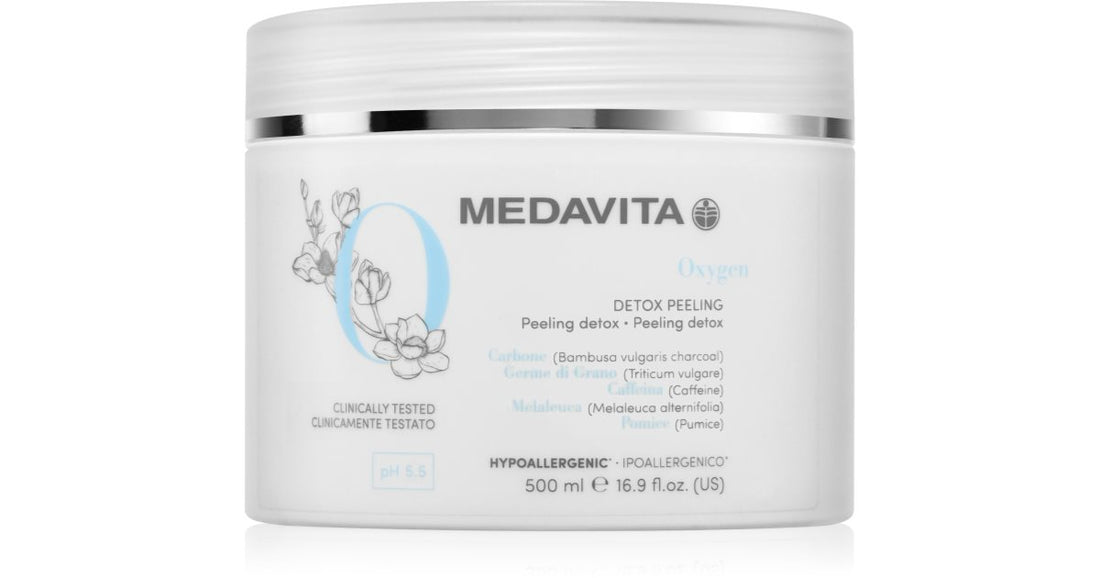 Medavita 옥시젠 디톡스 필링 재생 스크럽 모발 및 두피용 150 ml