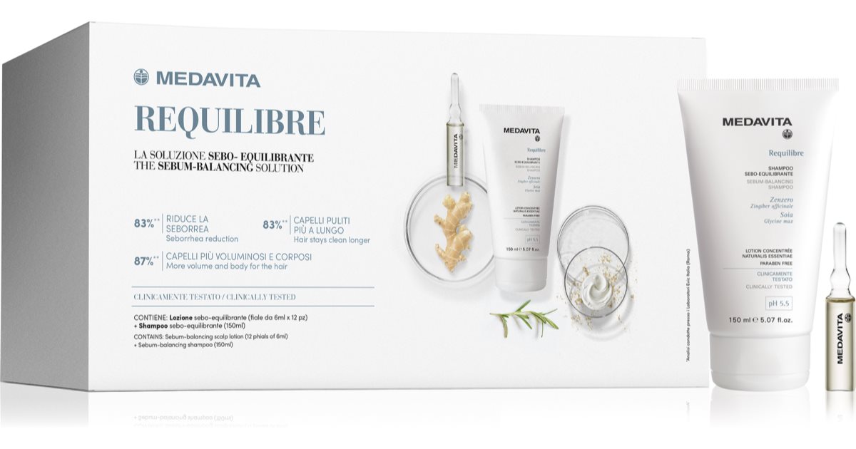 Medavita Requilibre Sebum-Balancing Hair Geschenkbox-Set 1 Stk