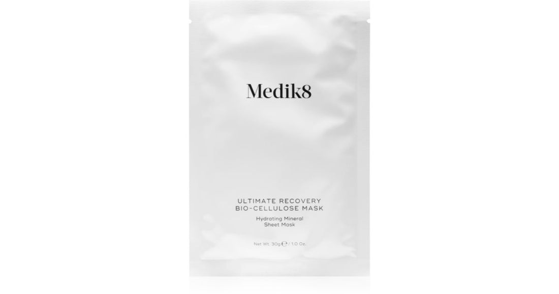 Medik8 Ultimate Recovery Bio-celulóza maschera v hydratační a zklidňující tkanině 6 ks