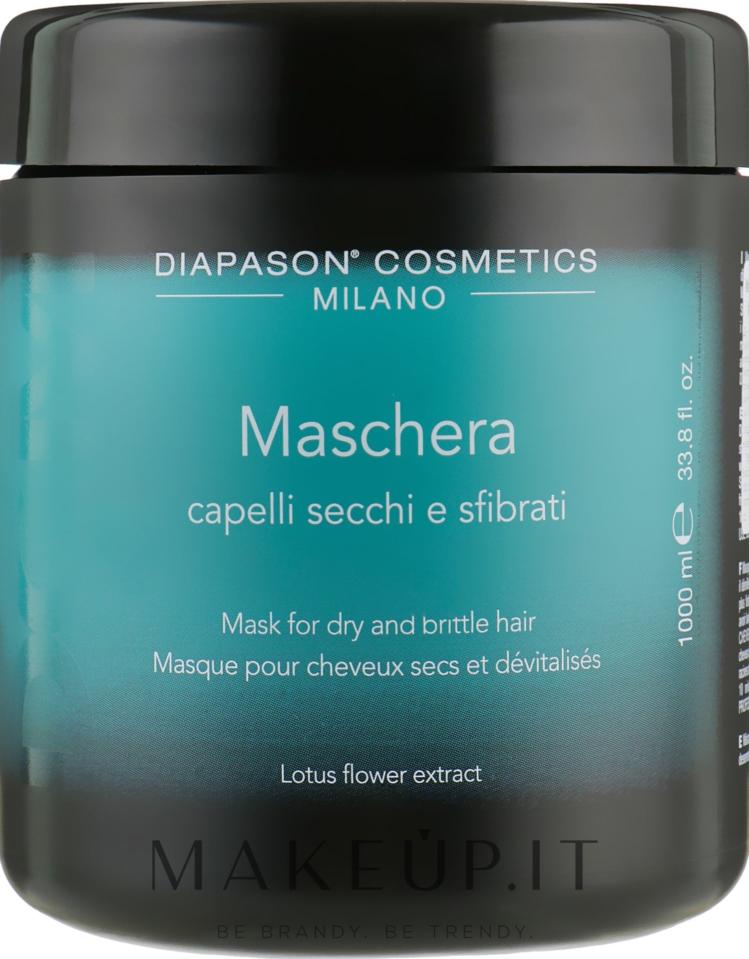 Maschera rivitalizzante per capelli secchi e sfibrati DCM Mask For Dry And Brittle Hair 1000 ml