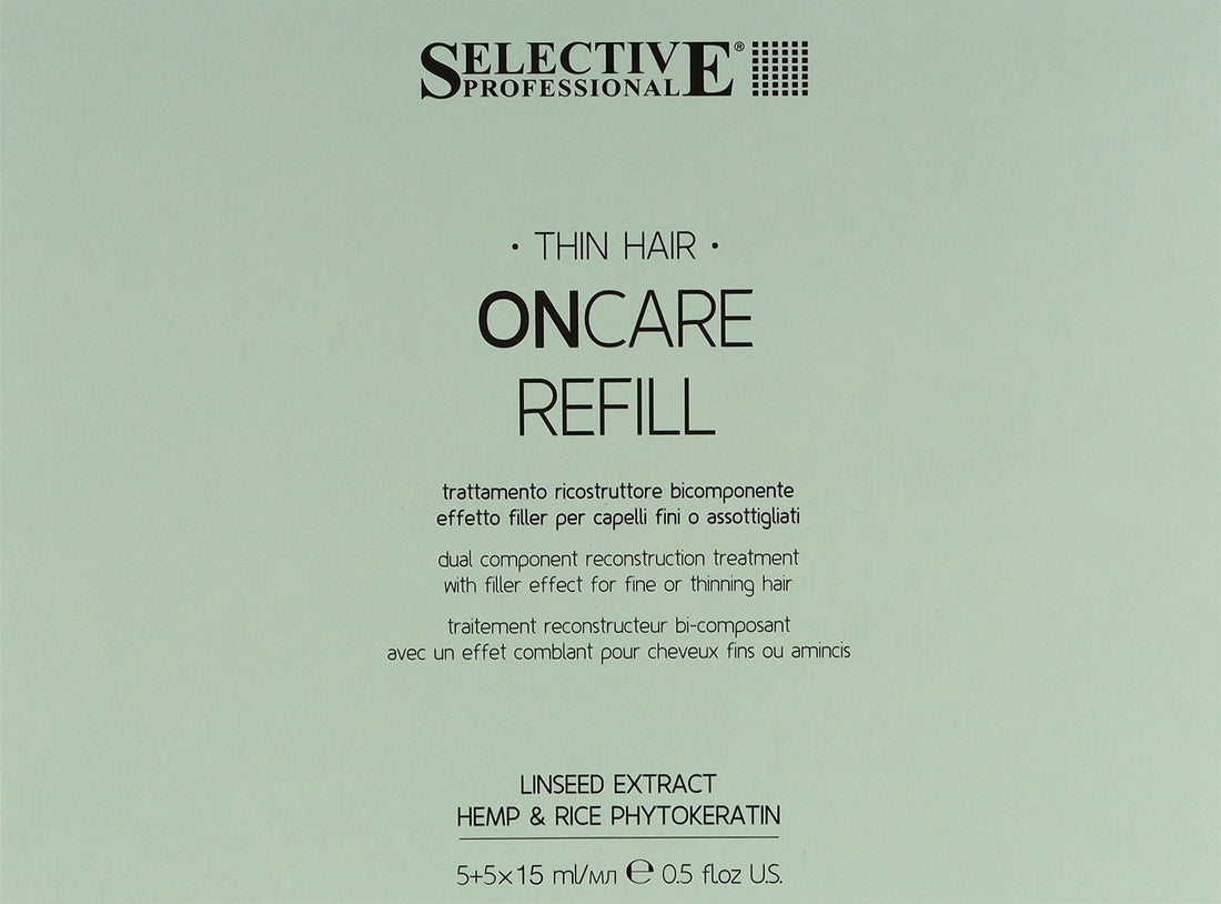 Set Selective Professional Oncare Refill Treatment Serum 5 x 15 ml
