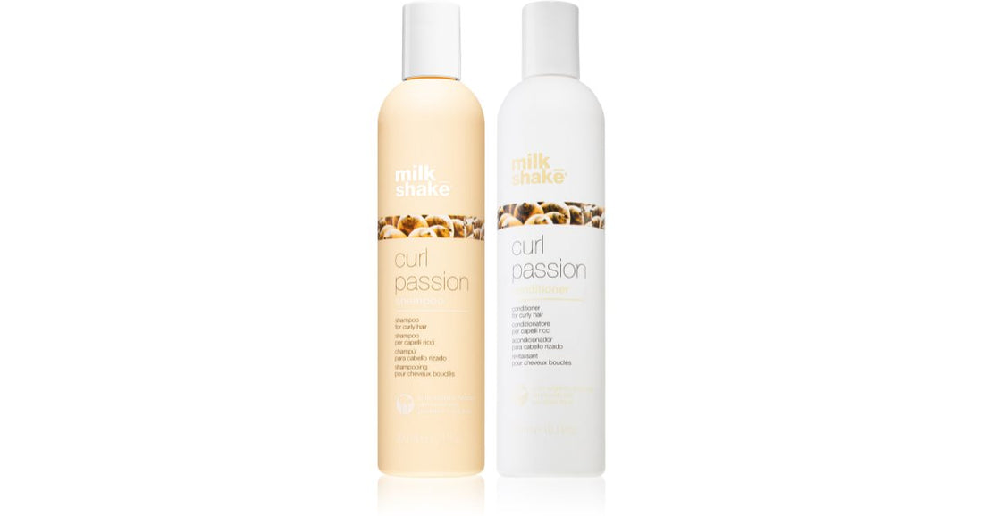 Milk Shake Set Passion (pentru par ondulat si cret) 2x300 ml