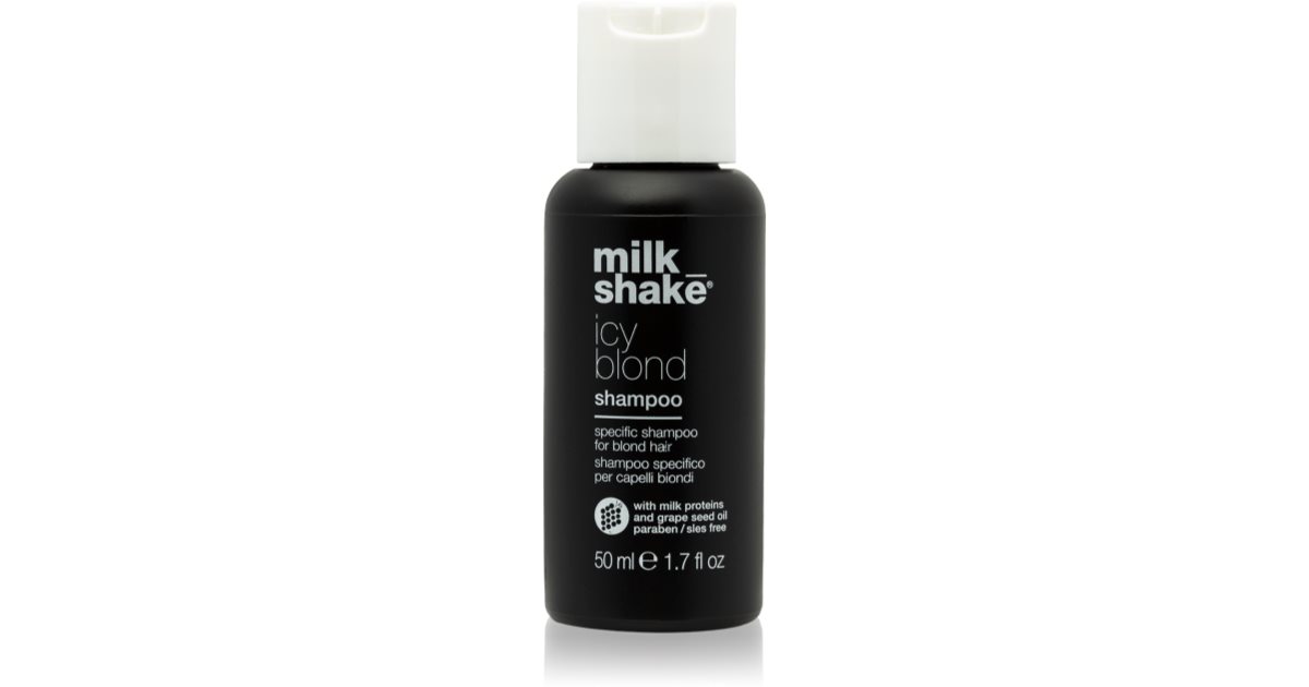 Milk Shake アイシー ブロンド シャンプー ブロンドの髪用アンチイエロー シャンプー 1000 ml