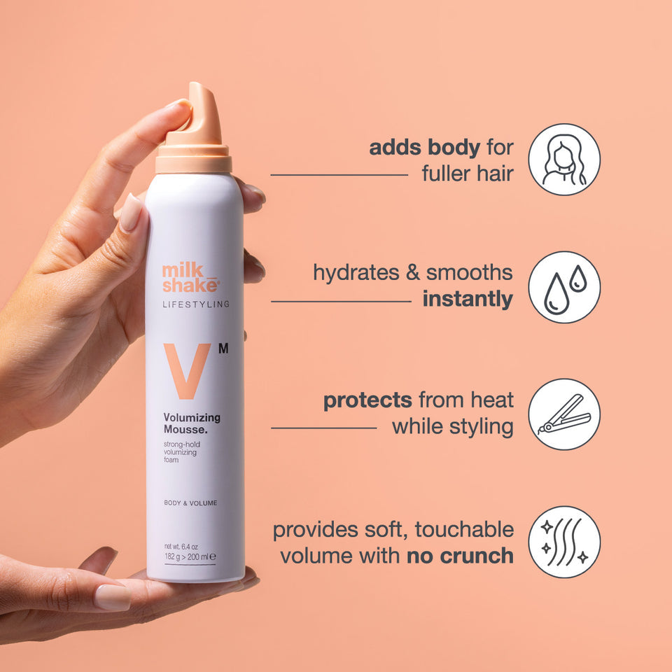 milk_shake® Lifestyling Volumizing Foam schiuma volumizzante per capelli 200 ml