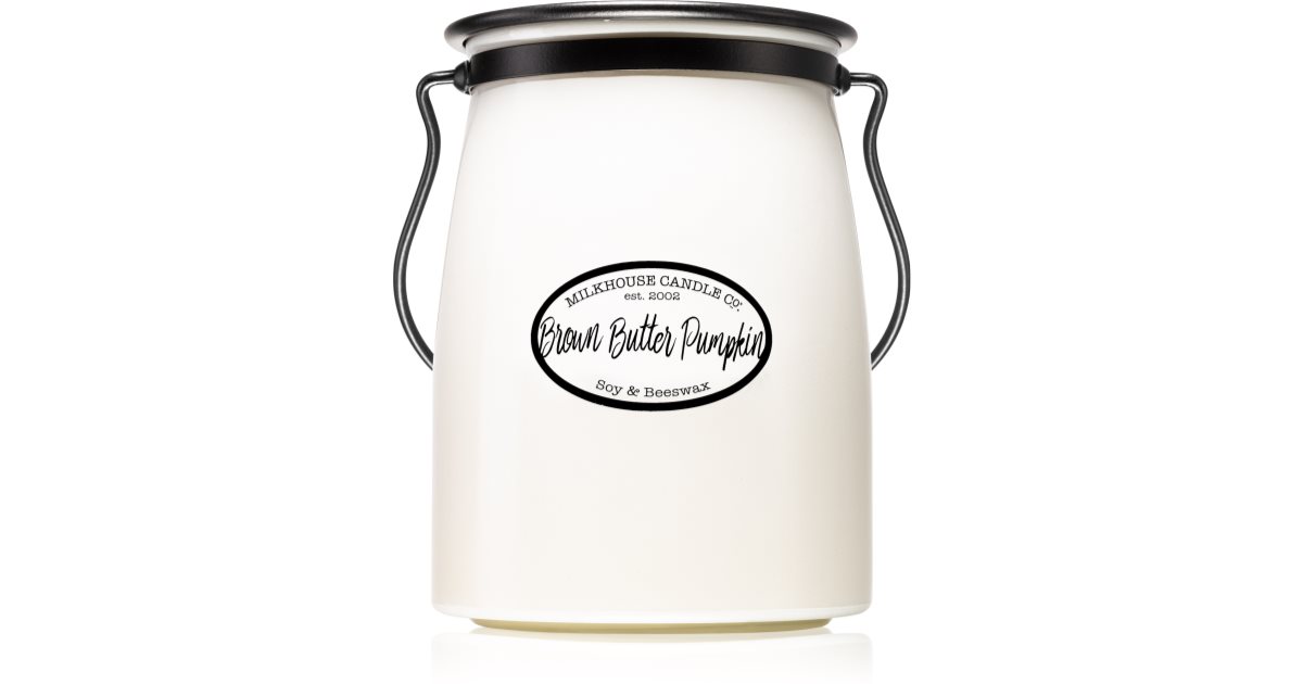 Milkhouse Candle Co. Creamery Brown Butter Pumpkin Tuoksuva kynttilävoipurkki 624g