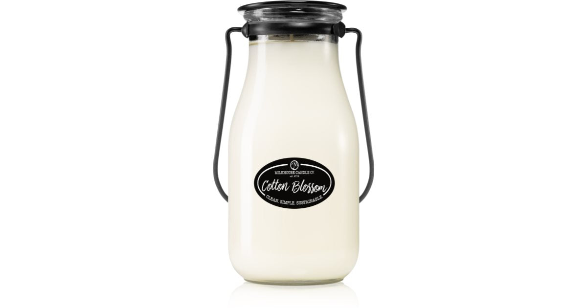 Milkhouse Candle Co. Fiore di cotone 397 g Creamery candela