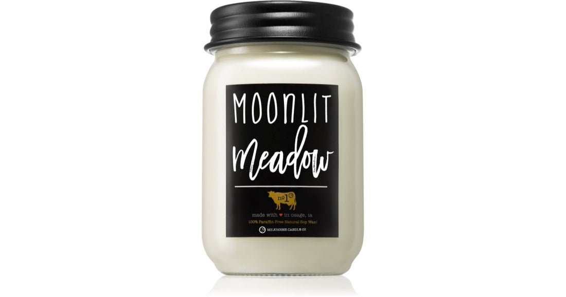 Milkhouse Candle Co. ファームハウス ムーンリット メドウ フレグランスキャンドル メイソンジャー 368 g