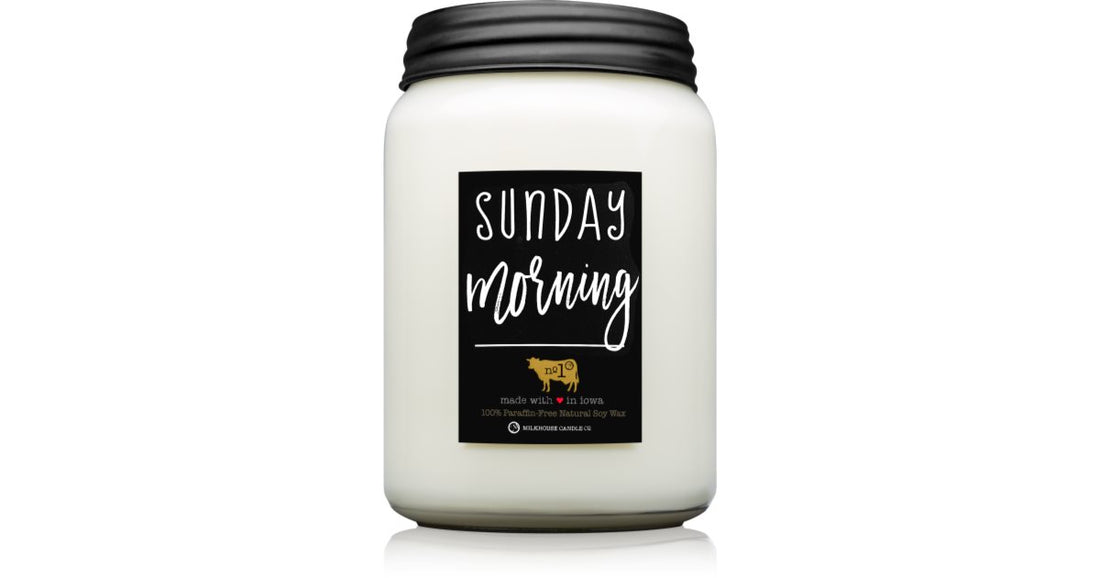 Milkhouse Candle Co. Farmhouse Sunday Morning 香薰蜡烛 Farmhouse 罐装 737 克