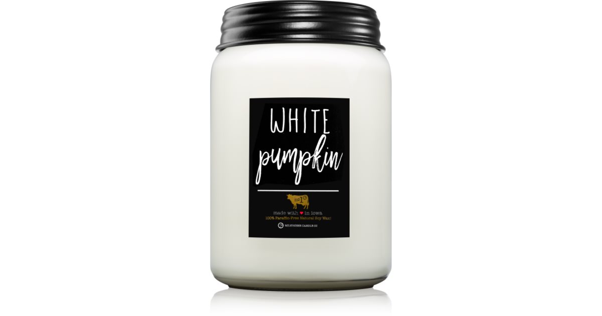 Milkhouse Candle Co. Ferme Bougie parfumée à la citrouille blanche 737 g