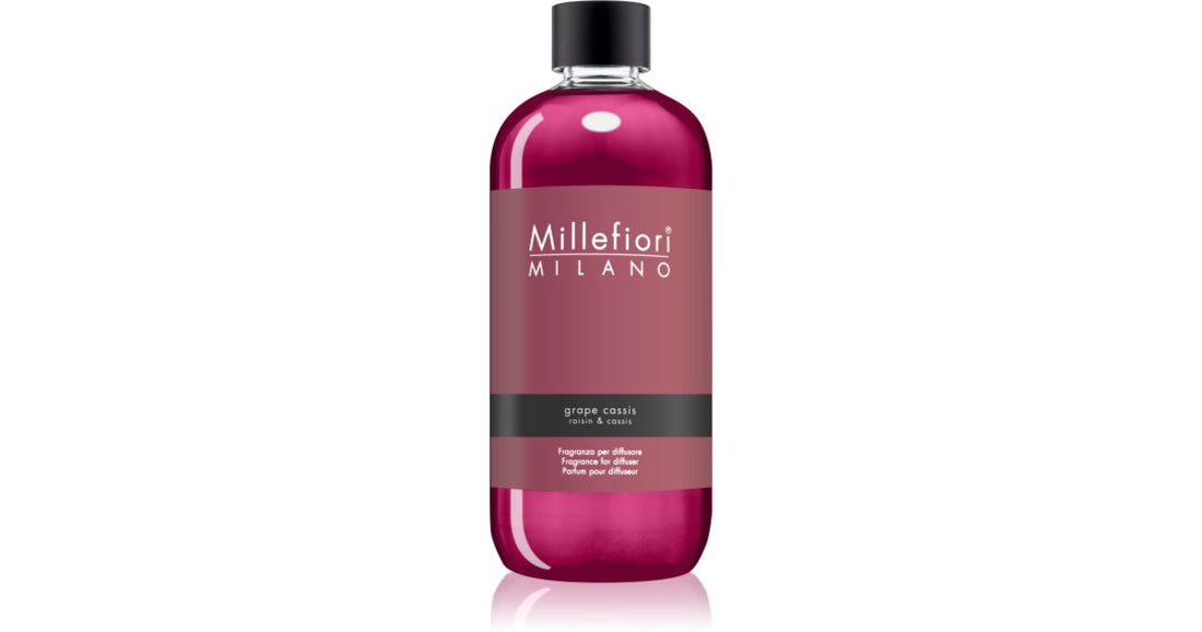 Millefiori Milano Grape Cassis recambio para difusor de aromas 500 ml