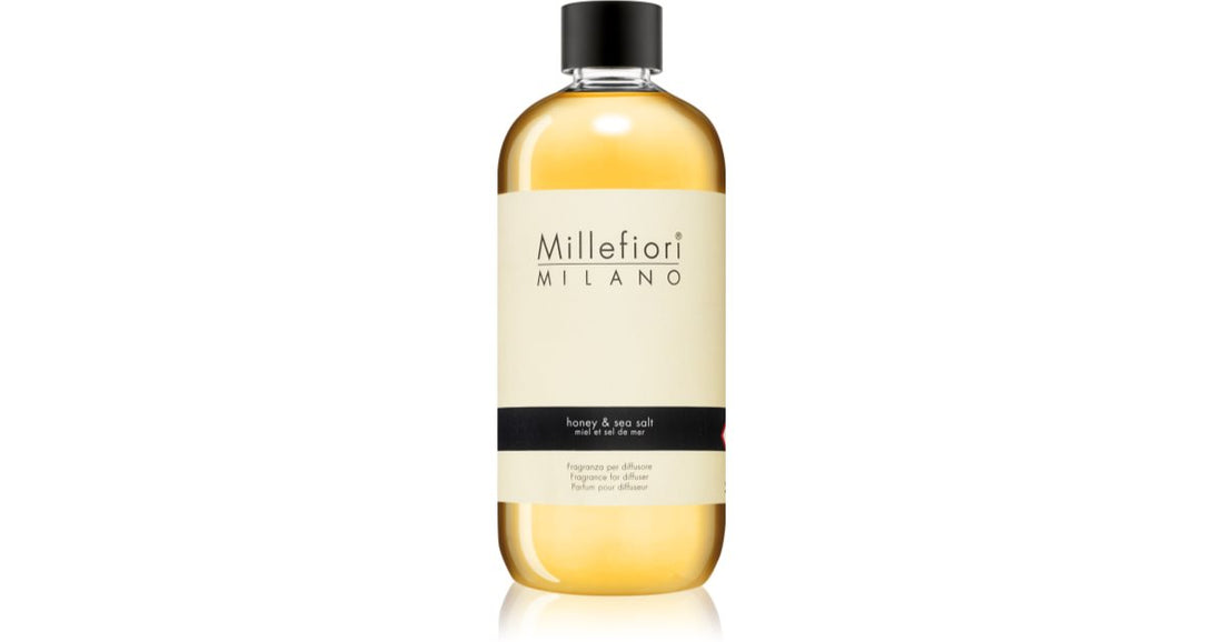 Millefiori 밀라노 허니 &amp; 씨 솔트 아로마 디퓨저용 리필 500 ml