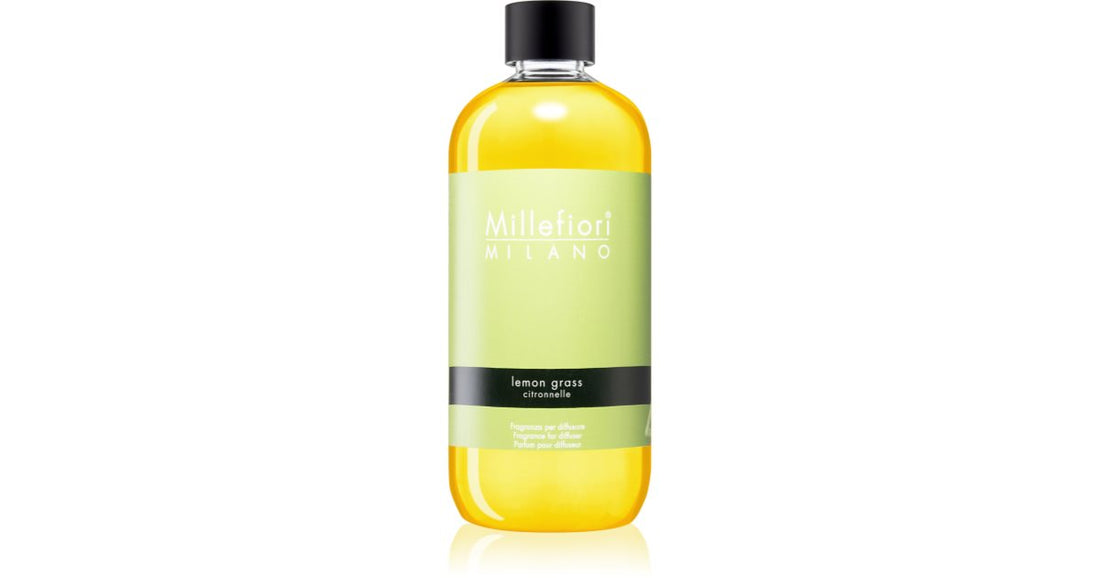 Millefiori Milano Lemon Grass recambio para difusor de aromas 500 ml