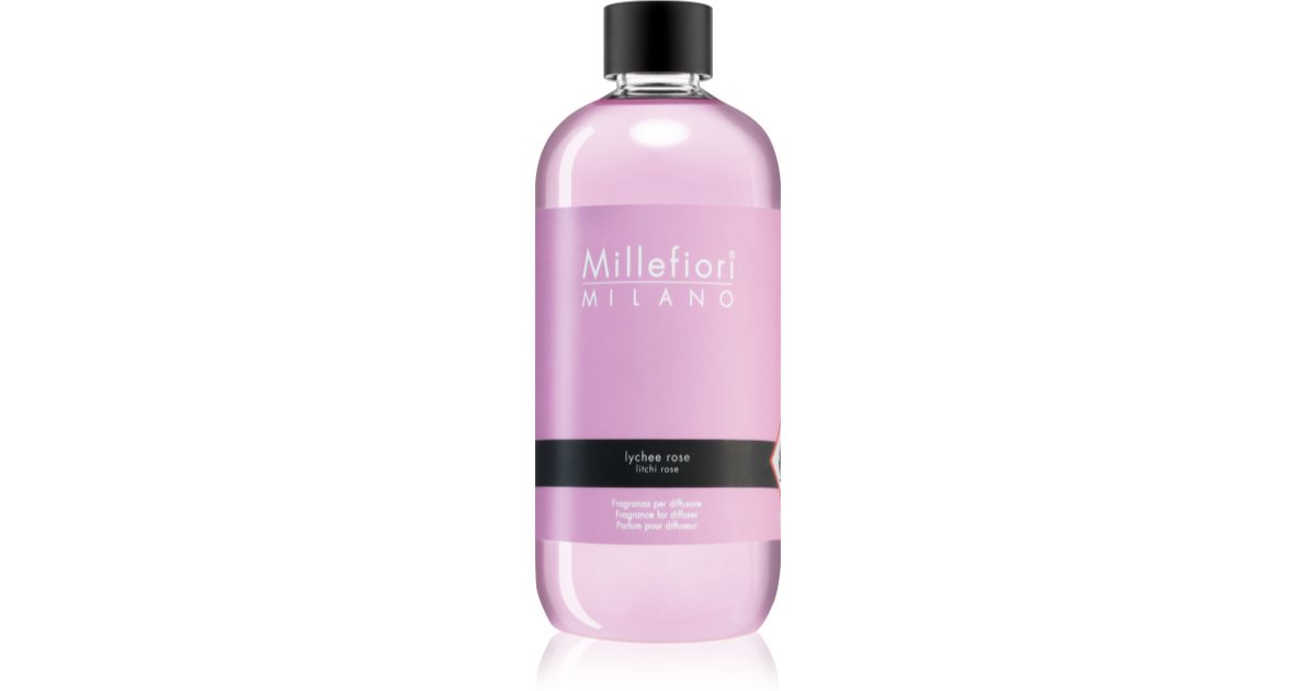 Millefiori Milano Lychee Rose -täyttö aromihajottimille 500 ml