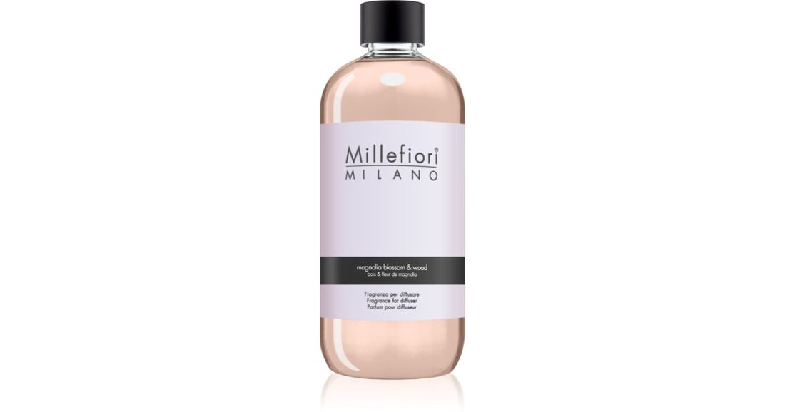 Millefiori Milano Magnolia Blossom &amp; Wood 아로마 디퓨저용 리필 500 ml