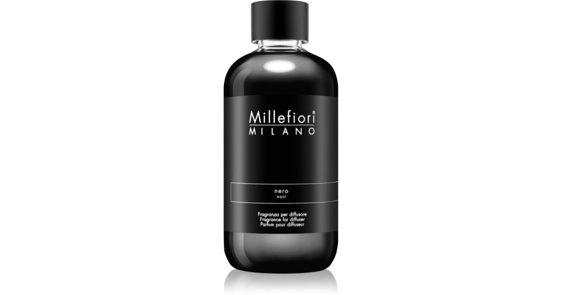 Millefiori Milano Nero ricarica per diffusori di aromi 500 ml