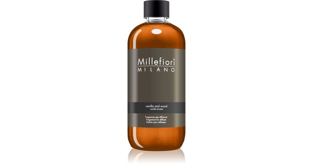 Millefiori Milano Vanilla &amp; Wood ricarica per diffusori di aromi 500 ml