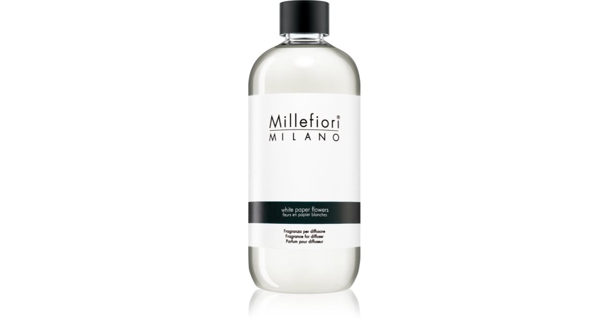 Millefiori Milano White Paper Flowers recambio para difusor de aromas 500 ml