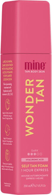 Minetan Self-tanning foam with moisturizing and anti-aging effects Wonder Tan 200 ml 