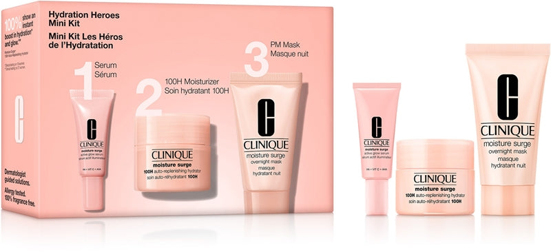 Clinique Mini Kit Hydration Heroes confezione regalo per pelli disidratate